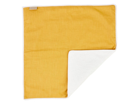 Wickelunterlage Leinen gelb senfgelb