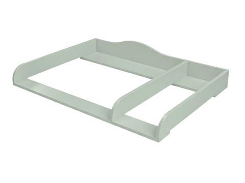 KraftKids Wickelaufsatz XXL pastellgrün extra breit 108 cm mit Trennfach für 108 cm breite HEMNES