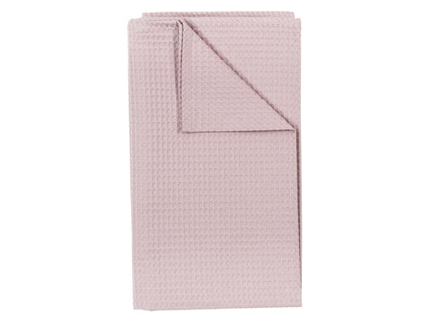 Babydecke Waffel Piqué rosa