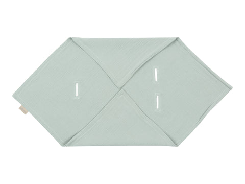 Babydecke für Babyschale Sommer Musselin mint