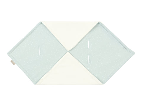 Decke für Babyschale Winter Musselin mint Pusteblumen