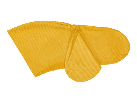 Stillkissenbezug Cord Breitcord Gelb Mustard