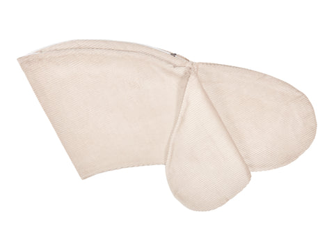 Stillkissenbezug Cord Breitcord Beige Taupe