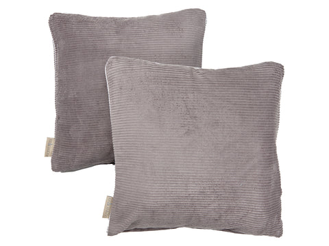 Kissenbezug Cord Breitcord Grau