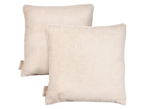 Kissenbezug Cord Breitcord Beige Taupe