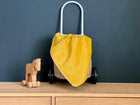 Babydecke Breitcord Senfgelb – Lifestyle