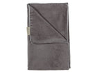 Babydecke Breitcord Grau – Detail