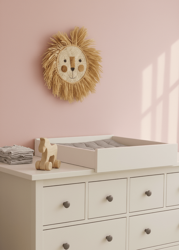 Wickelaufsatz für HEMNES-Kommode mit 3 Schubladen – zum Quer-Wickeln – Wickelfläche 50 × 70 cm