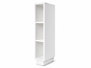 Stauraumregal weiß passend für Wickelaufsatz auf GULLABERG Kommode mit 8 Schubladen (168 cm), für Wickelauflage 78 x 78 cm